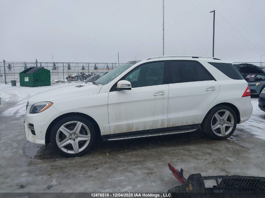 2014 Mercedes-Benz Ml 350 VIN: 4JGDA2EB1EA437328 Lot: 12476518