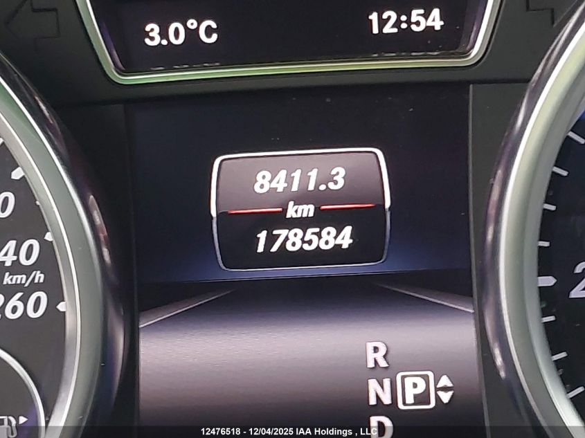 2014 Mercedes-Benz Ml 350 VIN: 4JGDA2EB1EA437328 Lot: 12476518