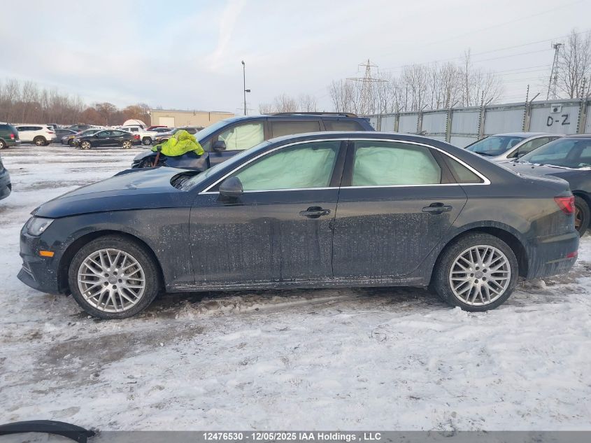 2018 Audi A4 VIN: WAUANAF44JN010165 Lot: 12476530