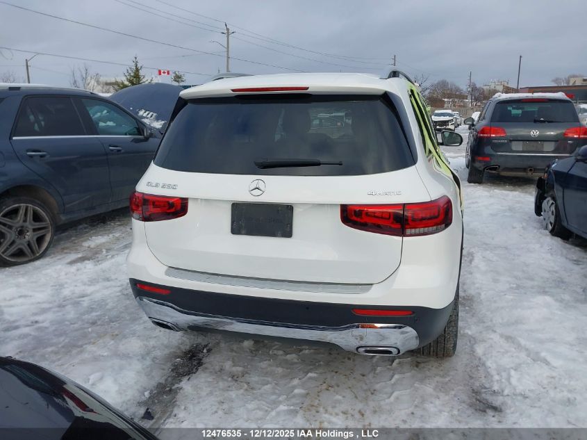 2020 Mercedes-Benz Glb 250 4Matic VIN: WDC4M4HB0LW012258 Lot: 12476535