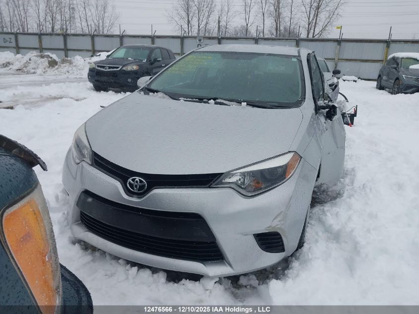 2014 Toyota Corolla L/Le/Le Pls/Prm/S/S Pls VIN: 2T1BURHE8EC037814 Lot: 12476566