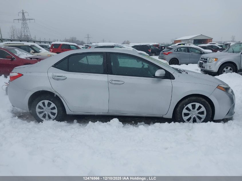 2014 Toyota Corolla L/Le/Le Pls/Prm/S/S Pls VIN: 2T1BURHE8EC037814 Lot: 12476566