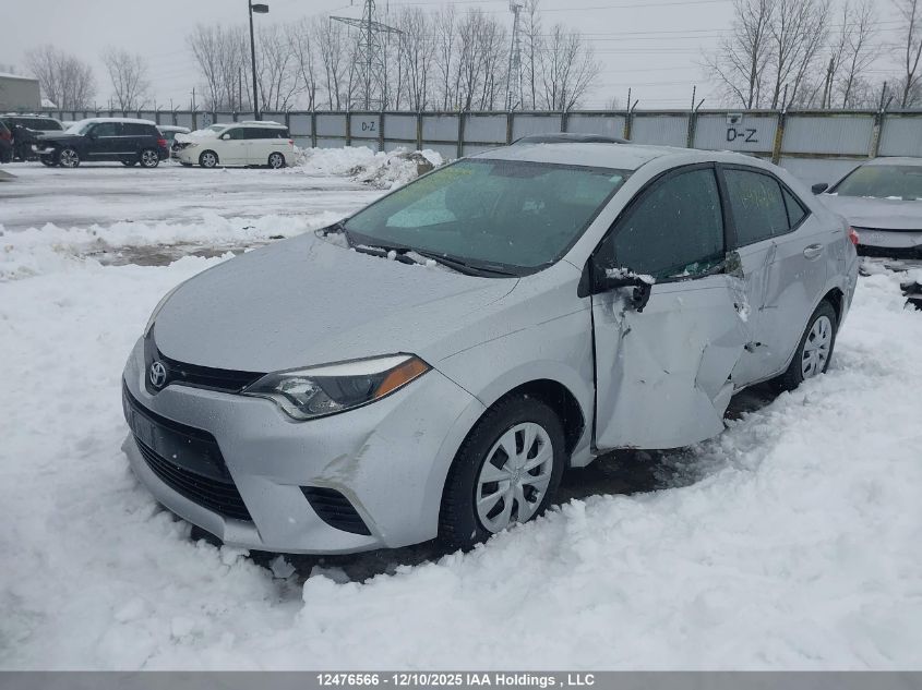 2014 Toyota Corolla L/Le/Le Pls/Prm/S/S Pls VIN: 2T1BURHE8EC037814 Lot: 12476566