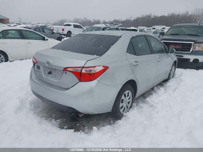 2014 Toyota Corolla L/Le/Le Pls/Prm/S/S Pls VIN: 2T1BURHE8EC037814 Lot: 12476566