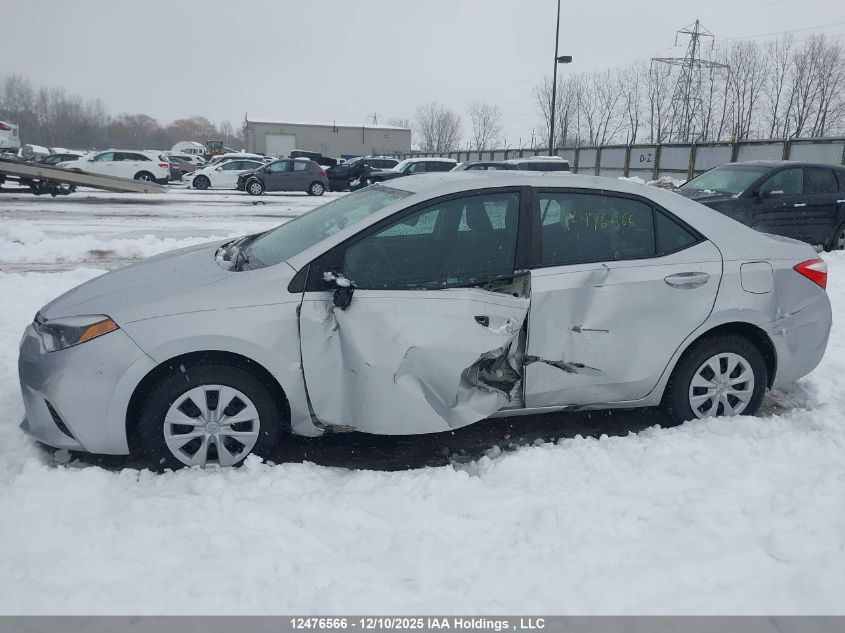 2014 Toyota Corolla L/Le/Le Pls/Prm/S/S Pls VIN: 2T1BURHE8EC037814 Lot: 12476566