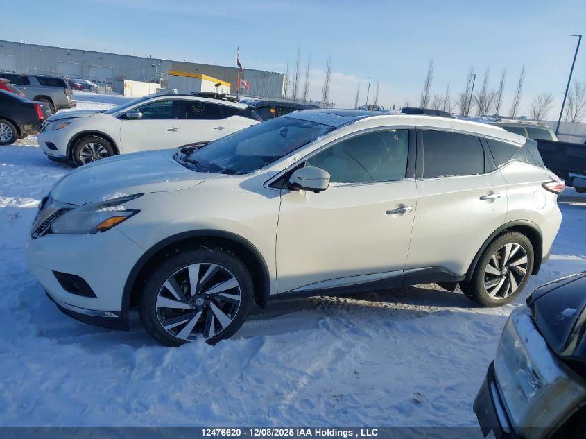 2015 Nissan Murano Platinum/Sl/Sv VIN: 5N1AZ2MH1FN236282 Lot: 12476620