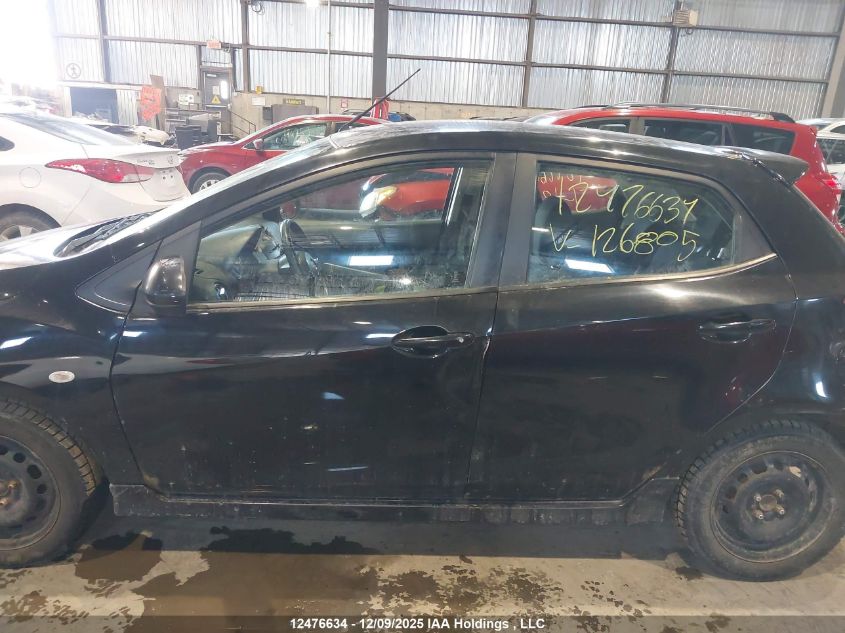 2011 Mazda Mazda2 VIN: JM1DE1HY4B0126805 Lot: 12476634