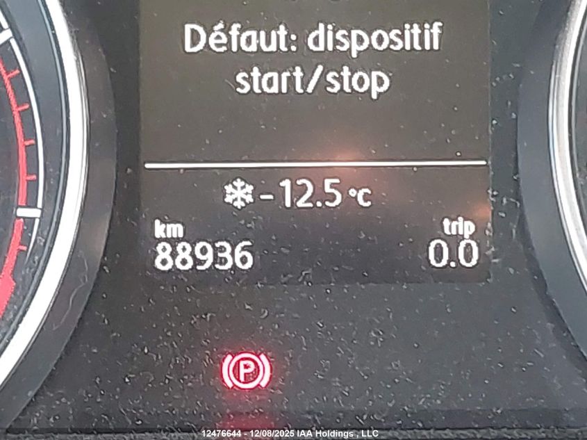 2020 Volkswagen Golf Comfortline/Highline VIN: 3VWG57AU3LM010451 Lot: 12476644