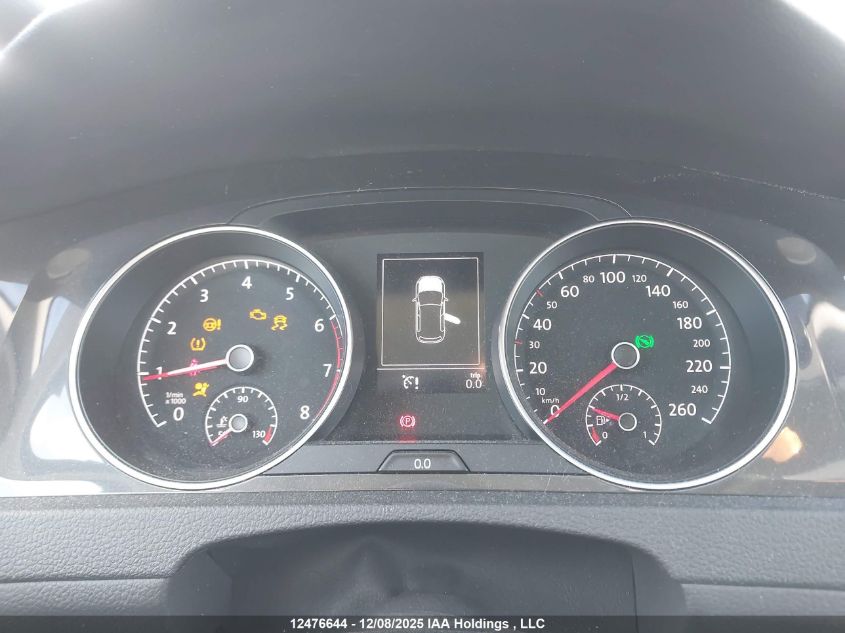 2020 Volkswagen Golf Comfortline/Highline VIN: 3VWG57AU3LM010451 Lot: 12476644