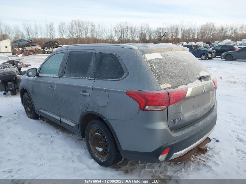 2016 Mitsubishi Outlander Se VIN: JA4JZ3AX9GZ612544 Lot: 12476654