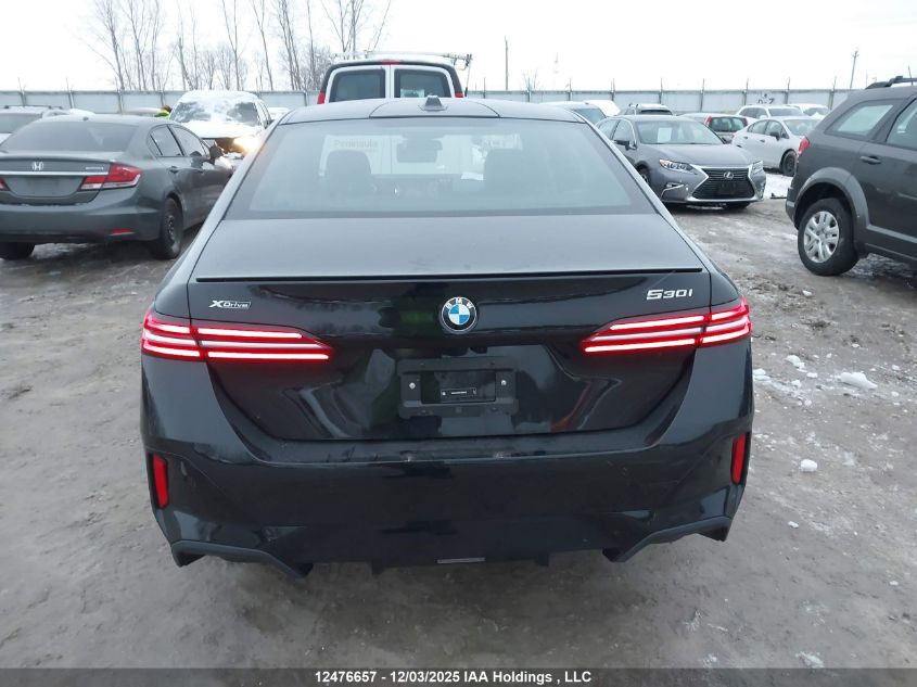 2026 BMW 530I xDrive VIN: WBA53FJ09TCW69219 Lot: 12476657