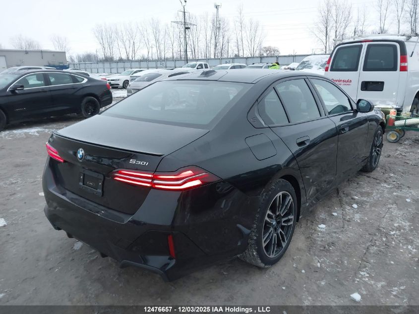 2026 BMW 530I xDrive VIN: WBA53FJ09TCW69219 Lot: 12476657