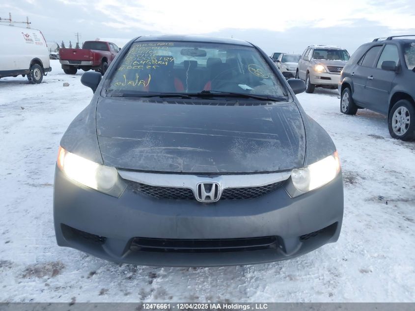 2010 Honda Civic Dx-G VIN: 2HGFA1F40AH008184 Lot: 12476661