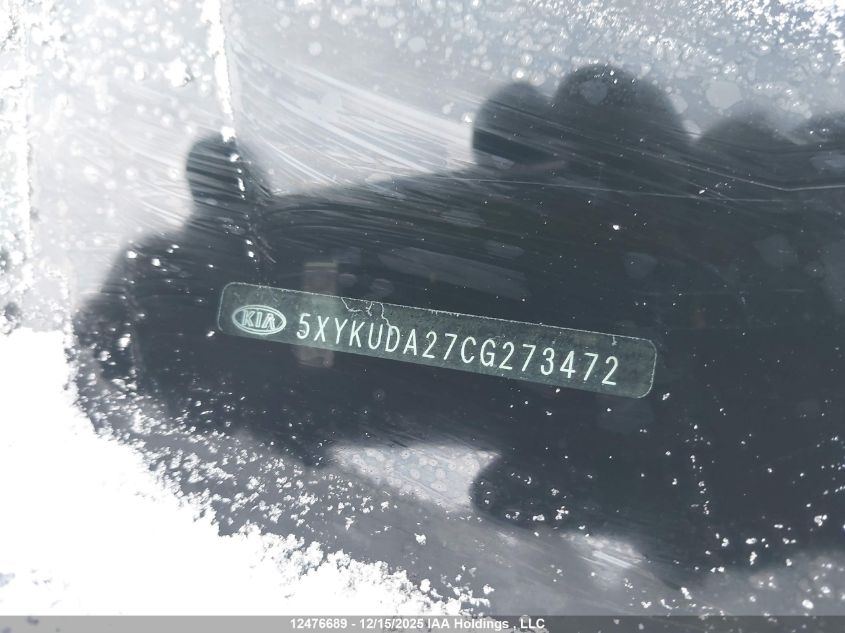 2012 Kia Sorento Ex Luxury V6/Ex V6 VIN: 5XYKUDA27CG273472 Lot: 12476689