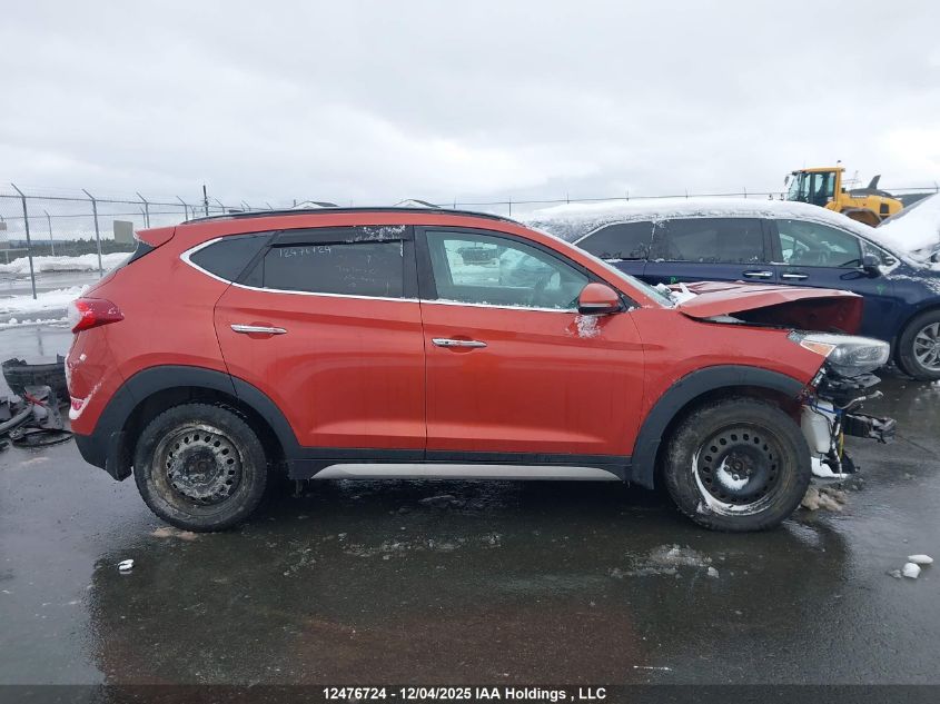 2017 Hyundai Tucson Limited VIN: KM8J3CA27HU314838 Lot: 12476724