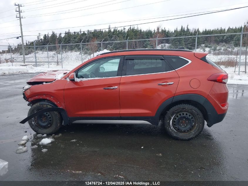 2017 Hyundai Tucson Limited VIN: KM8J3CA27HU314838 Lot: 12476724