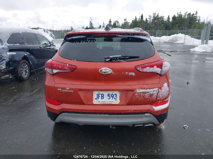 2017 Hyundai Tucson Limited VIN: KM8J3CA27HU314838 Lot: 12476724