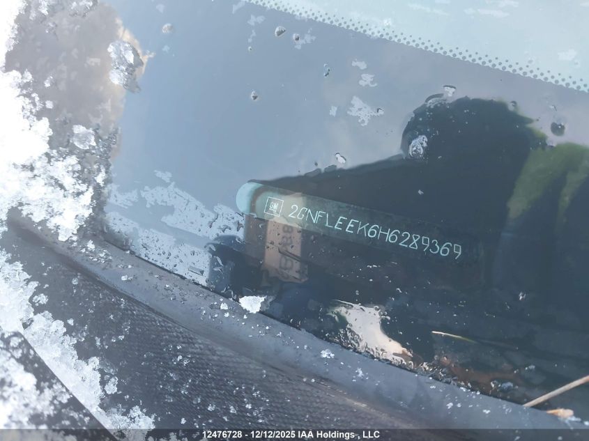 2017 Chevrolet Equinox Ls VIN: 2GNFLEEK6H6289369 Lot: 12476728