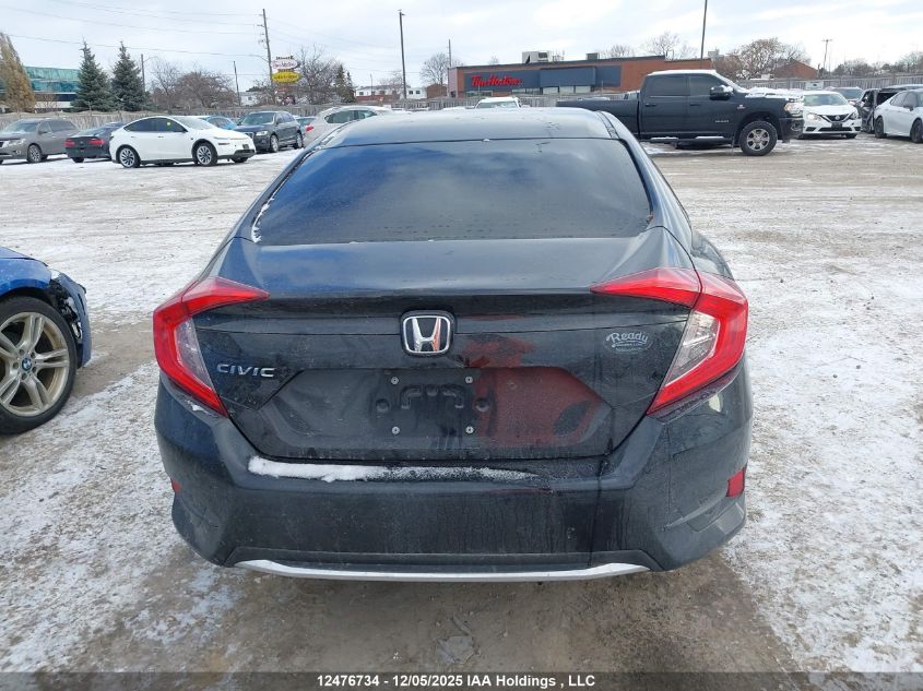 2019 Honda Civic Lx VIN: 2HGFC2F54KH009512 Lot: 12476734