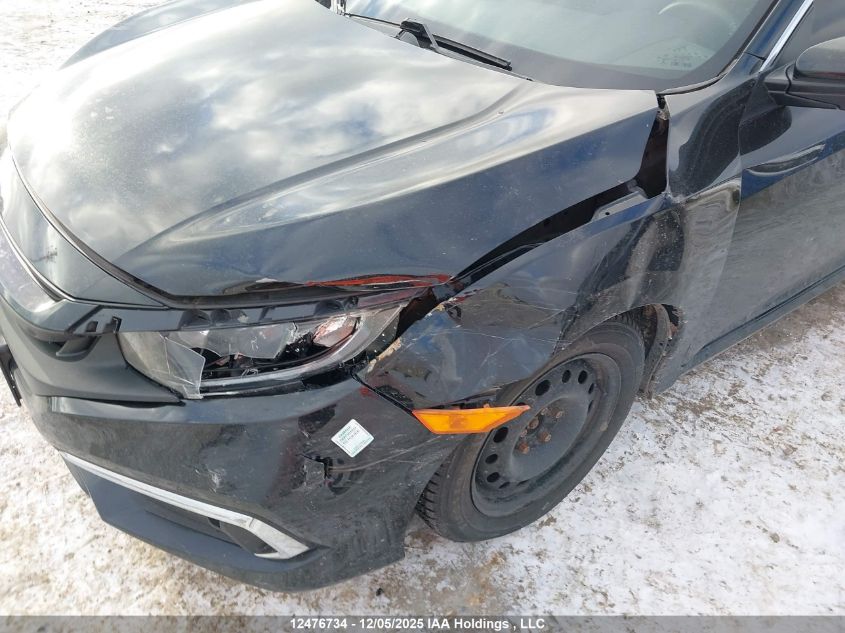 2019 Honda Civic Lx VIN: 2HGFC2F54KH009512 Lot: 12476734