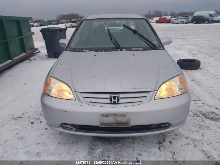 2003 Honda Civic Lx VIN: 2HGES16693H923287 Lot: 12476735