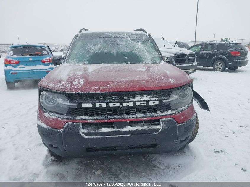 2025 Ford Bronco Sport Outer Banks VIN: 3FMCR9CN3SRE03158 Lot: 12476737