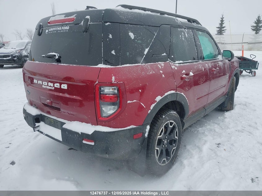 3FMCR9CN3SRE03158 2025 FORD BRONCO SPORT photo no. 4
