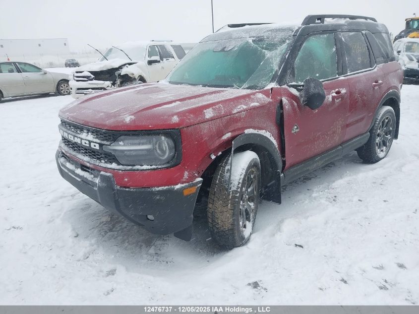 2025 Ford Bronco Sport Outer Banks VIN: 3FMCR9CN3SRE03158 Lot: 12476737