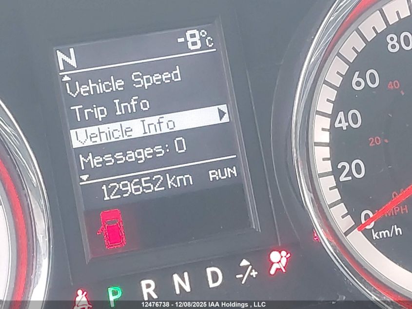 2019 Dodge Grand Caravan Gt VIN: 2C4RDGEG1KR653830 Lot: 12476738