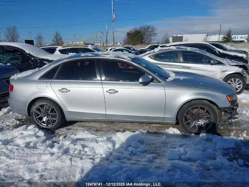 2012 Audi A4 Premium VIN: WAUFFCFL6CN014226 Lot: 12476741