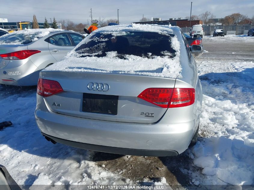 2012 Audi A4 Premium VIN: WAUFFCFL6CN014226 Lot: 12476741