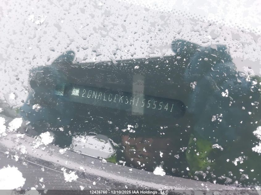 2017 Chevrolet Equinox Lt VIN: 2GNALCEK3H1555541 Lot: 12476760