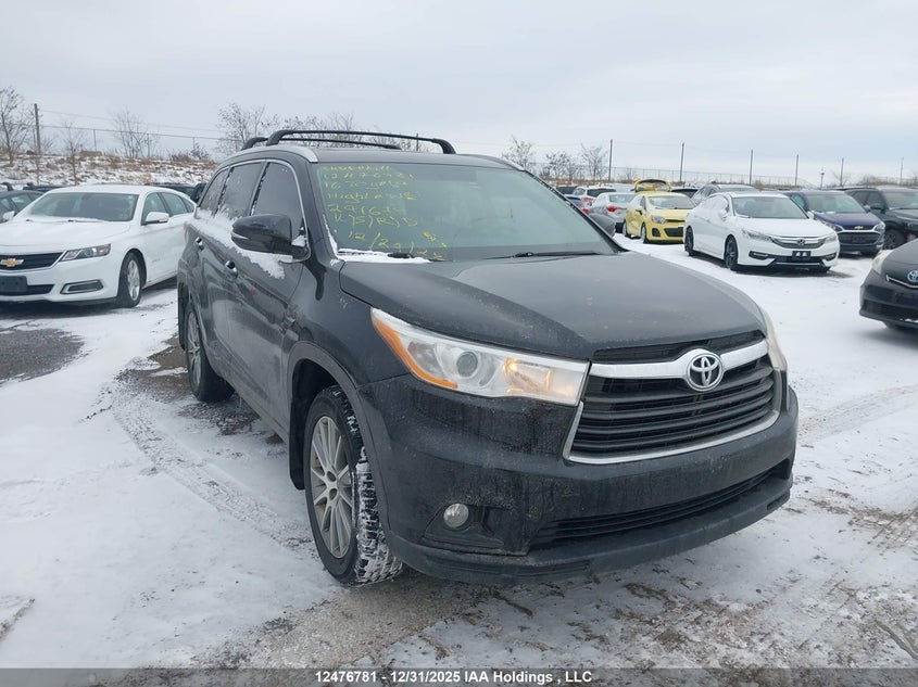 5TDJKRFH3GS291679 2016 Toyota Highlander Xle auction photo 1