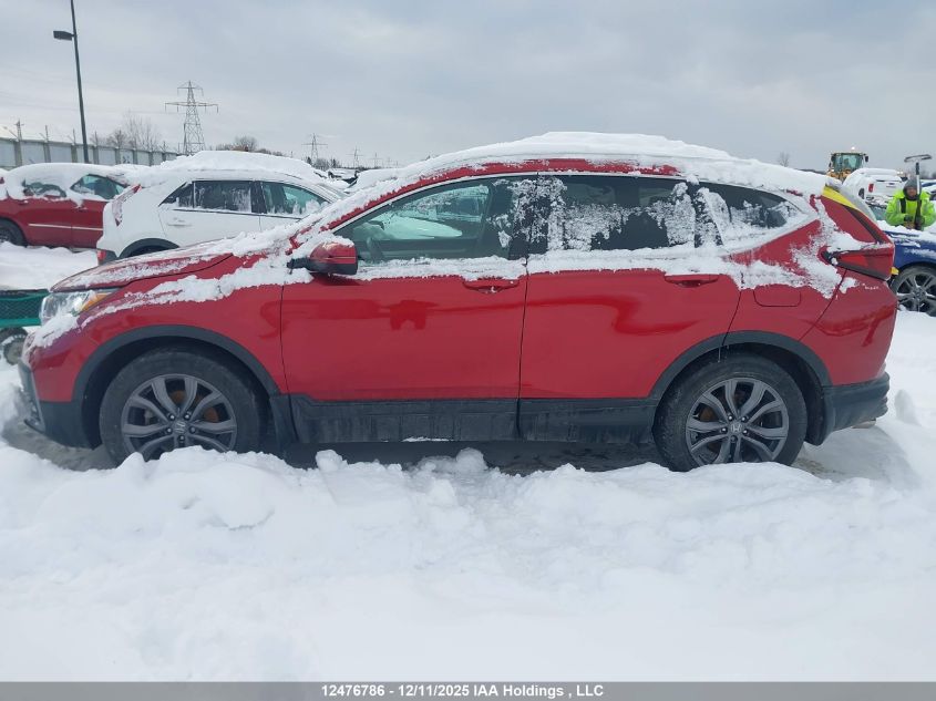 2021 Honda Cr-V Sport VIN: 2HKRW2H46MH202200 Lot: 12476786