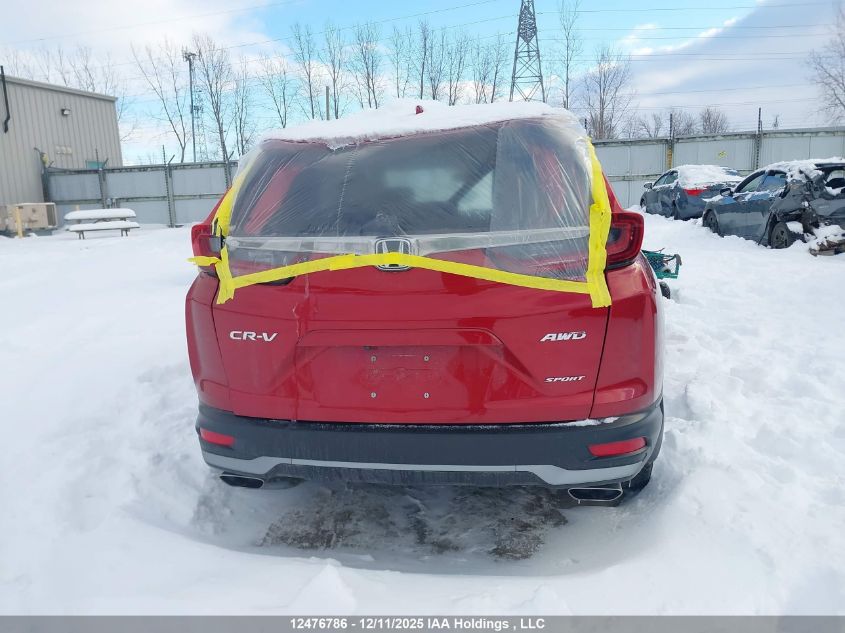 2021 Honda Cr-V Sport VIN: 2HKRW2H46MH202200 Lot: 12476786