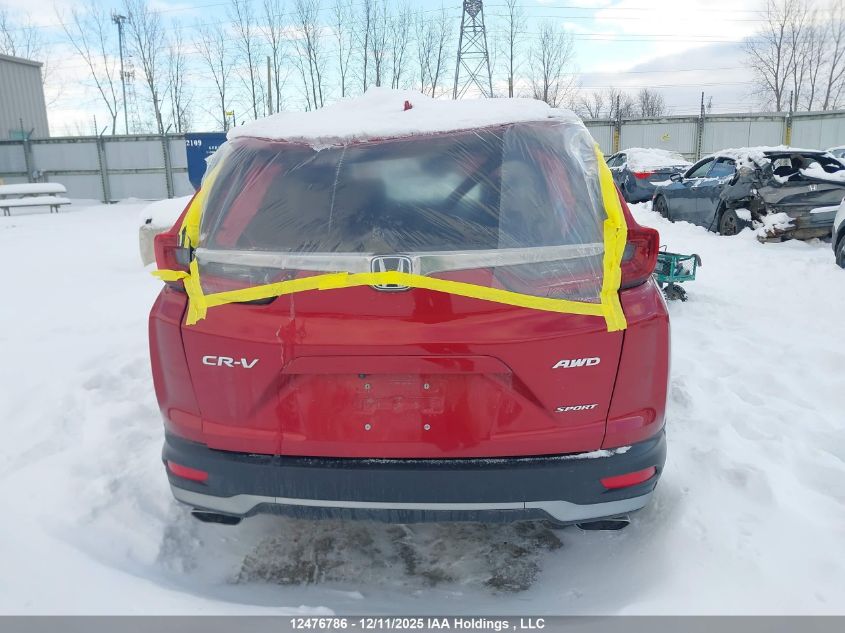 2021 Honda Cr-V Sport VIN: 2HKRW2H46MH202200 Lot: 12476786