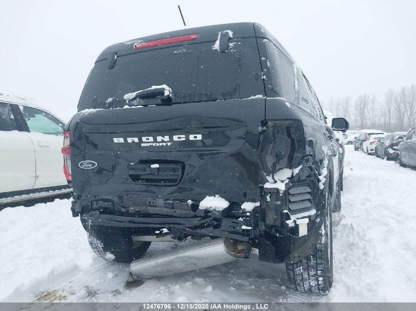 2025 Ford Bronco Sport Outer Banks VIN: 3FMCR9CN8SRF18452 Lot: 12476796