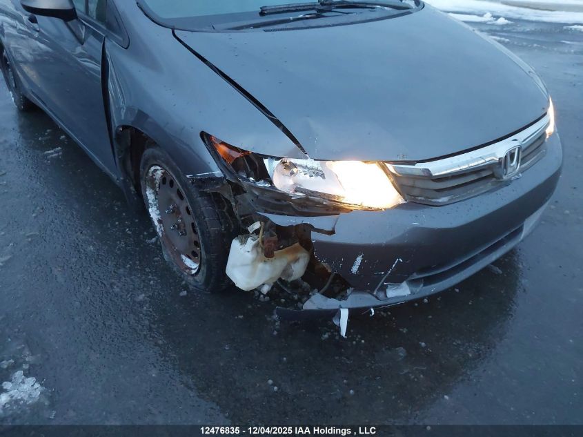 2012 Honda Civic Lx VIN: 2HGFB2F47CH100026 Lot: 12476835