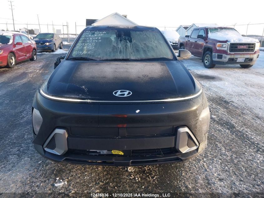 2025 Hyundai Kona Essential Awd VIN: KM8HACAB6SU317340 Lot: 12476836