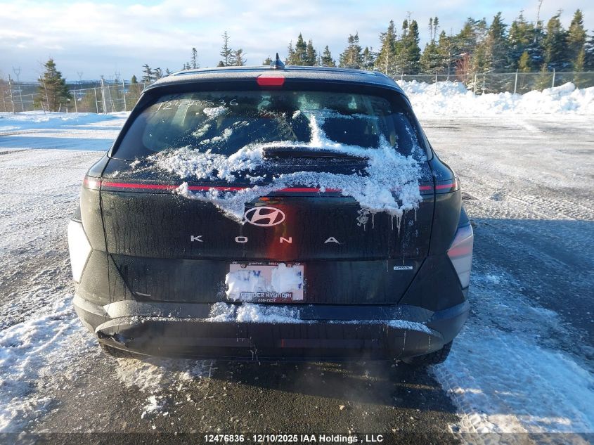 2025 Hyundai Kona Essential Awd VIN: KM8HACAB6SU317340 Lot: 12476836