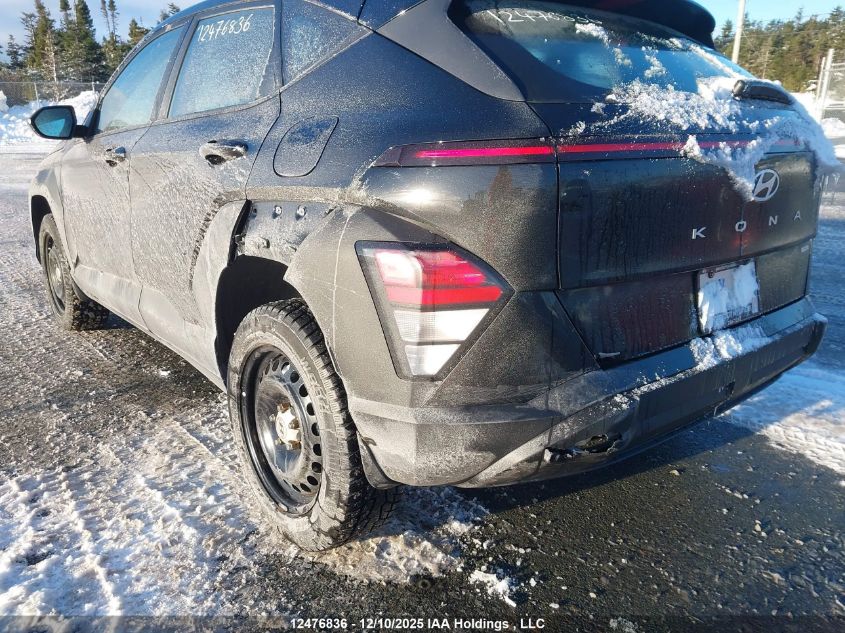 2025 Hyundai Kona Essential Awd VIN: KM8HACAB6SU317340 Lot: 12476836