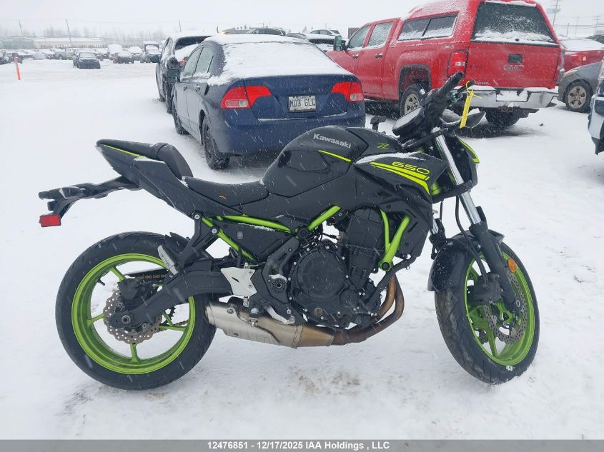 2021 Kawasaki Z650 Abs VIN: ML5EREK18MDA36352 Lot: 12476851