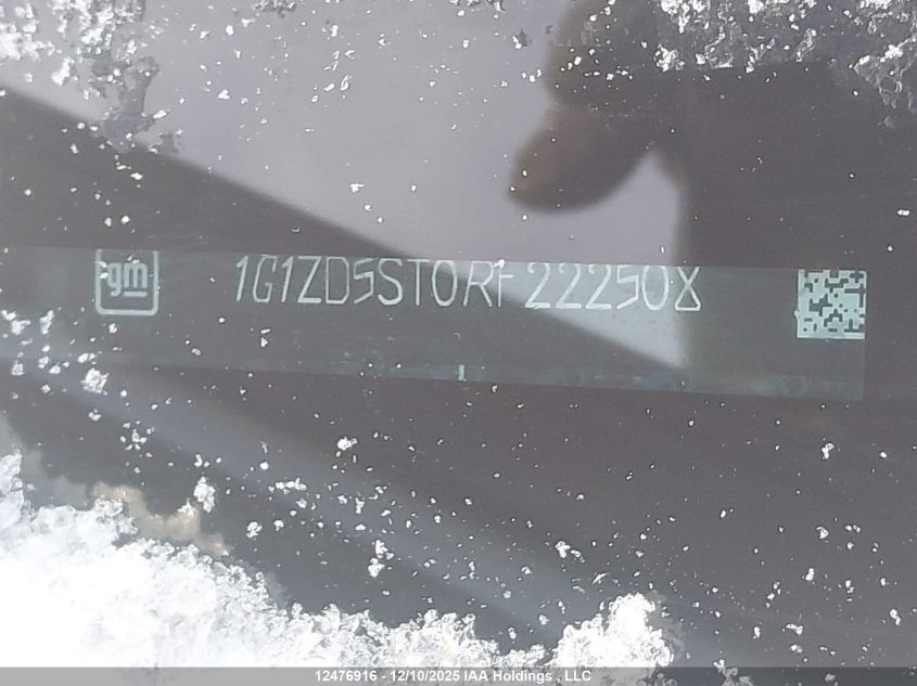 2024 Chevrolet Malibu 1Lt VIN: 1G1ZD5ST0RF222508 Lot: 12476916