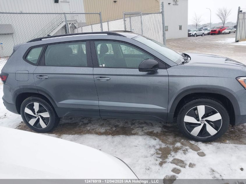 2025 Volkswagen Taos Trendline VIN: 3VV8C7B26SM028579 Lot: 12476919