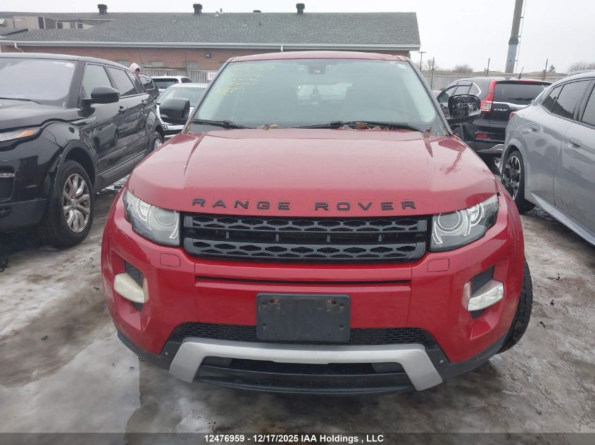 2012 Land Rover Range Rover Evoque Pure Plus VIN: SALVT2BG6CH690726 Lot: 12476959