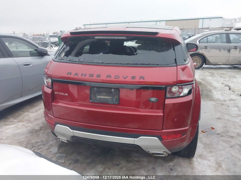 2012 Land Rover Range Rover Evoque Pure Plus VIN: SALVT2BG6CH690726 Lot: 12476959