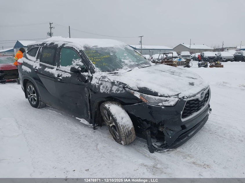 5TDGZRBH8NS580131 2022 Toyota Highlander Xle auction photo 1