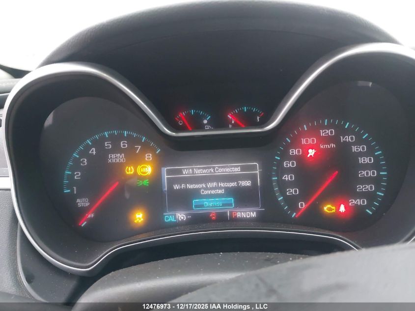 2017 Chevrolet Impala Lt VIN: 1G1105SA9HU197917 Lot: 12476973