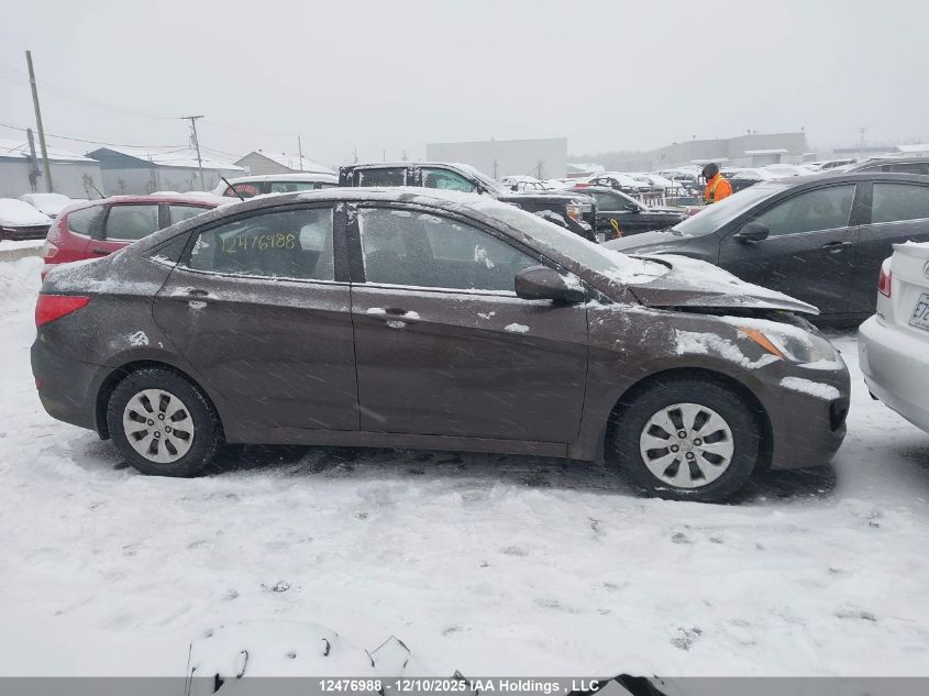 2015 Hyundai Accent Le VIN: KMHCT4AE0FU926739 Lot: 12476988