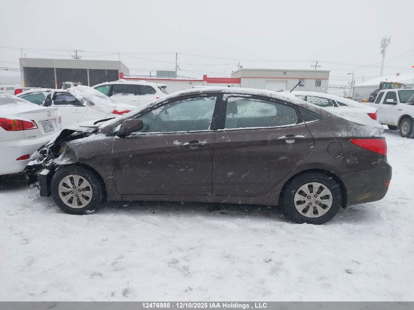 2015 Hyundai Accent Le VIN: KMHCT4AE0FU926739 Lot: 12476988